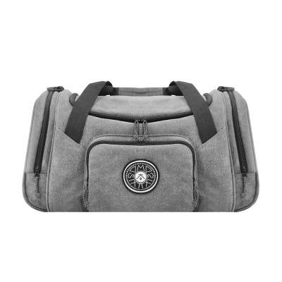 High Quality Vintage Style OEM Custom Weekend Overnight Men Travel Canvas Duffle Bag