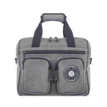 Amazon Hot Sell Portable Multi-compartments Unisex Laptop Canvas Bag