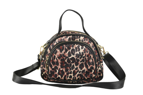 Satin+leather     Leopard Print Series Of Lady Handbag,Totebag,Backpack