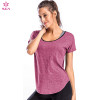 Mesh sports T-shirt women's loose quick-drying running blouse Wholesale loose sports T-shirt
