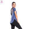 Mesh sports T-shirt women's loose quick-drying running blouse Wholesale loose sports T-shirt