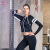 Wholesale gym clothing women's coat autumn and winter tight long sleeve fitness jacket running suit