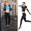 Wholesale gym clothing women's coat autumn and winter tight long sleeve fitness jacket running suit