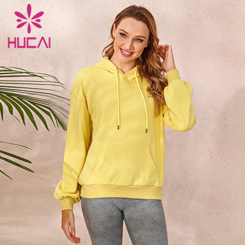blank hoodie wholesale oversized yellow