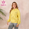 blank hoodie wholesale oversized yellow