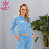Custom tracksuits women's autumn and winter running fitness top long sleeve new style