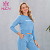 Custom tracksuits women's autumn and winter running fitness top long sleeve new style