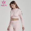customizable tracksuit hooded fitness suit quick dry running casual sports top