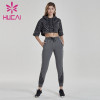 jogger suits wholesale fitness clothes sports suit women's fast dry morning running top