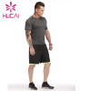 OEM mens jogging suits fitness training T-shirt sports two-piece set private label