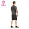 OEM mens jogging suits fitness training T-shirt sports two-piece set private label