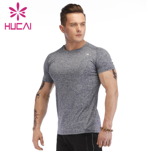 Custom Private Label Gym T Shirts Men Short Sleeve Fitness Wear