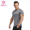 ODM Custom Private Label Gym Fashion Fit T Shirts Mens Short Sleeve Gym Wear Suppliers
