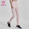 blank workout pants wholesale high waist flat abdomen small thin leg Fitness Yoga Pants pit strip tights