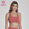 Asymmetrical sports underwear women's running bra gathered shock absorption quick drying gym vest Yoga Top