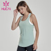 Sports vest women wear two pieces of fake running fitness clothes, sleeveless quick drying loose Yoga Top custom clothing manufacturers