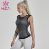 Yoga tank tops women's tight fast dry running gym top breathable mesh sleeveless sports blouse