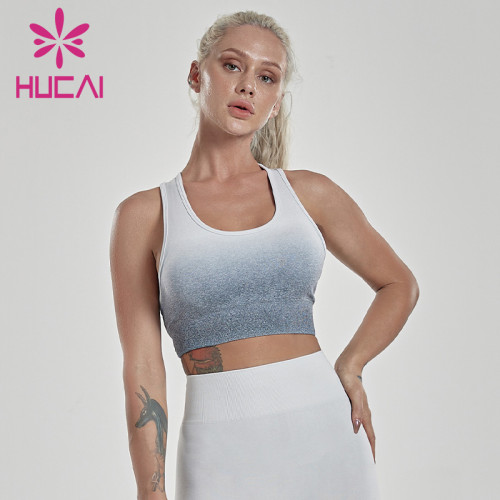 Seamless sports bra medium binding adjustable tank tops underwear for women gym wear manufacturer