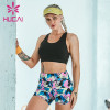 blank fitness apparel wholesale camouflage printing fitness suit women's Top Shorts sports Yoga suit