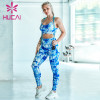 custom gym clothing manufacturers Tie dye women's printed Yoga suit