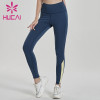 Wholesale high waisted workout leggings yoga training pants with hip lifting pants