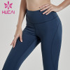 Wholesale high waisted workout leggings yoga training pants with hip lifting pants