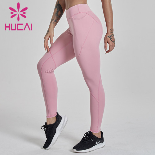 High waist Fitness Yoga Pants wholesale leggings with pockets