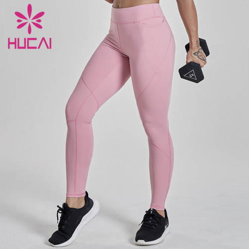 High waist Fitness Yoga Pants wholesale leggings with pockets