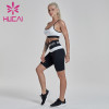 Black and white Yoga Fitness suit apparel wholesale suppliers