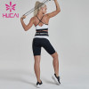 Black and white Yoga Fitness suit apparel wholesale suppliers