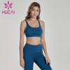 Royal Blue fitness bra with fitness pants suit womens fitness clothing wholesale