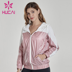 Women's outdoor fitness coat running sports coat wholesale activewear suppliers