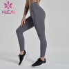 wholesale athletic leggings iron grey fitness pants