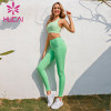 Activewear wholesale distributors provide green bandage sexy sports suit