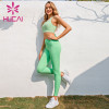 Activewear wholesale distributors provide green bandage sexy sports suit