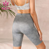 Wholesale plus size biker shorts imitation denim printed sports pants