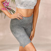 Wholesale plus size biker shorts imitation denim printed sports pants