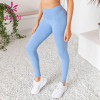 Wholesale Workout Leggings Plus Size High Waist Blue Yoga Pants
