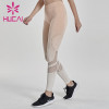 wholesale mesh yoga leggings high waist and hips show thin