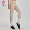 wholesale mesh yoga leggings high waist and hips show thin