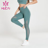 Custom mint green yoga leggings gym gym pants Private Label Factory Manufacturer