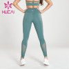 Custom mint green yoga leggings gym gym pants Private Label Factory Manufacturer