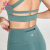 Custom mint green yoga leggings gym gym pants Private Label Factory Manufacturer