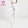 wholesale womens printed yoga leggings high waist breech pants