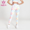 wholesale womens printed yoga leggings high waist breech pants