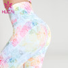 wholesale womens printed yoga leggings high waist breech pants