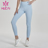 custom text yoga pants softest blue leggings