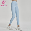 custom text yoga pants softest blue leggings