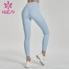 custom text yoga pants softest blue leggings