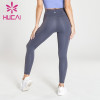 wholesale dark grey yoga leggings high quality high waist fitness pants